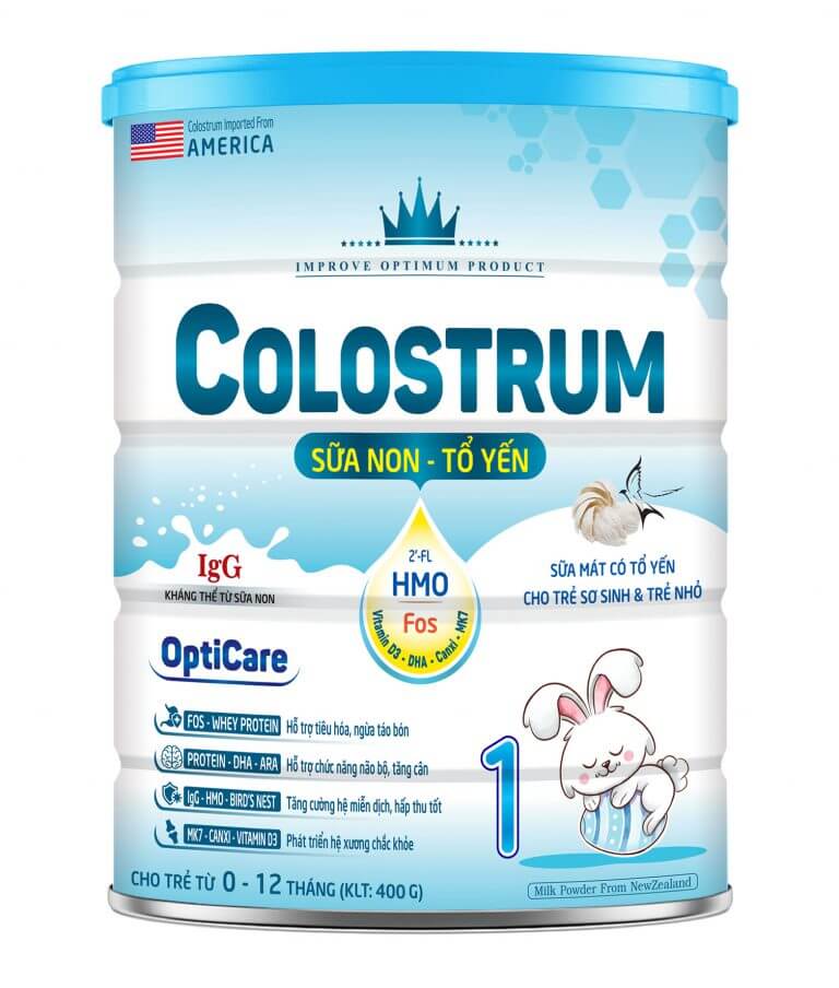 Sữa Colostrum pha sẵn ngừa táo bón, nhuận tràng cho trẻ