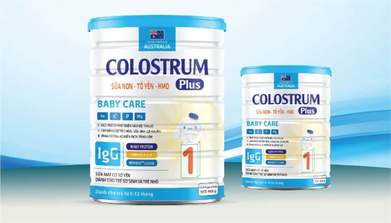 Colostrum Plus Baby Care là dòng sữa bột giúp tăng cân hiệu quả cho bé
