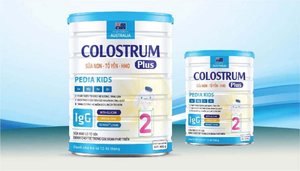 Colostrum Pedia Kids - Dòng sữa bột cho bé 1 tuổi tăng cân tốt