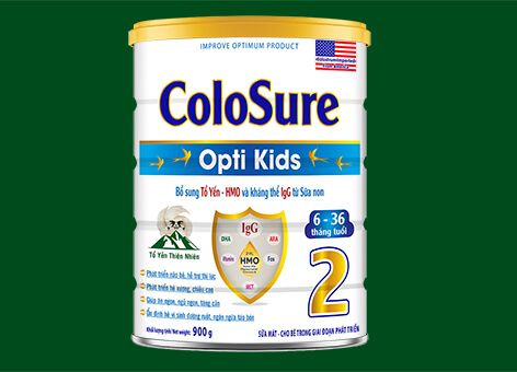 ColoSure Opti Kids là sữa mát giúp bé 1 tuổi tăng cân tốt, ăn ngon, ngủ ngon
