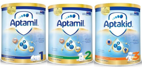Sữa bột cho trẻ em Aptamil New Zealand