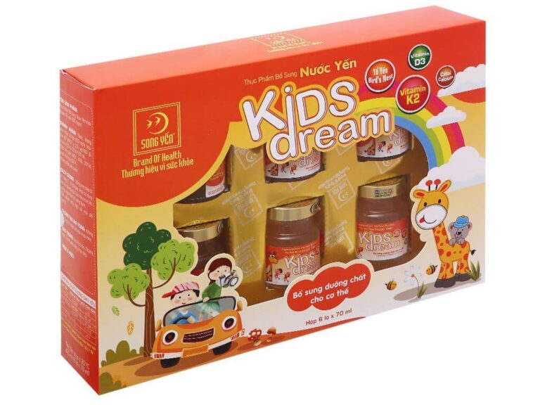 Kids Dream là nước yến dành cho con trẻ của nhãn hiệu yến sào Song Yến