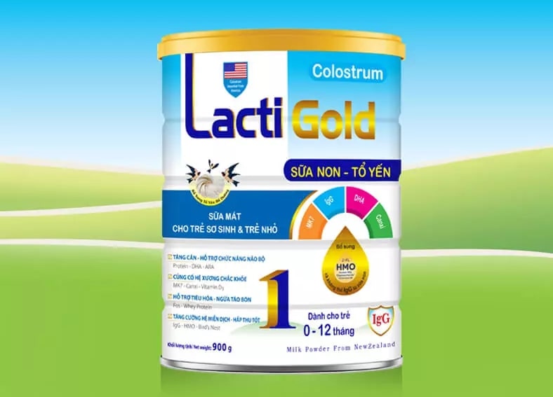 Ảnh: Sữa bột cho trẻ sơ sinh tại sgmilk.vn - Lacti Gold 1