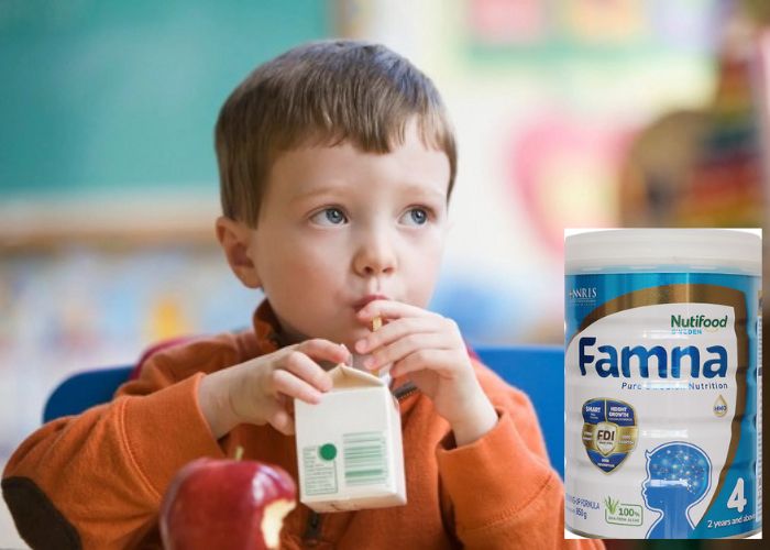 Sữa bột Nutifood Famna hỗ trợ tăng sức đề kháng cho trẻ
