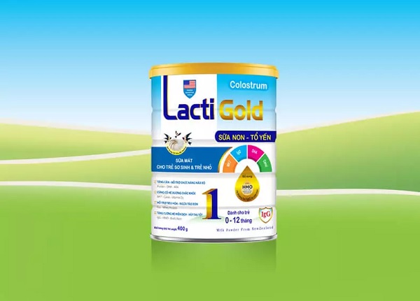 Sữa pha sẵn cho trẻ sơ sinh Lacti Gold 1